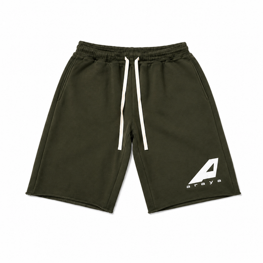 Araýa Shorts Green & White (Shorts Only)