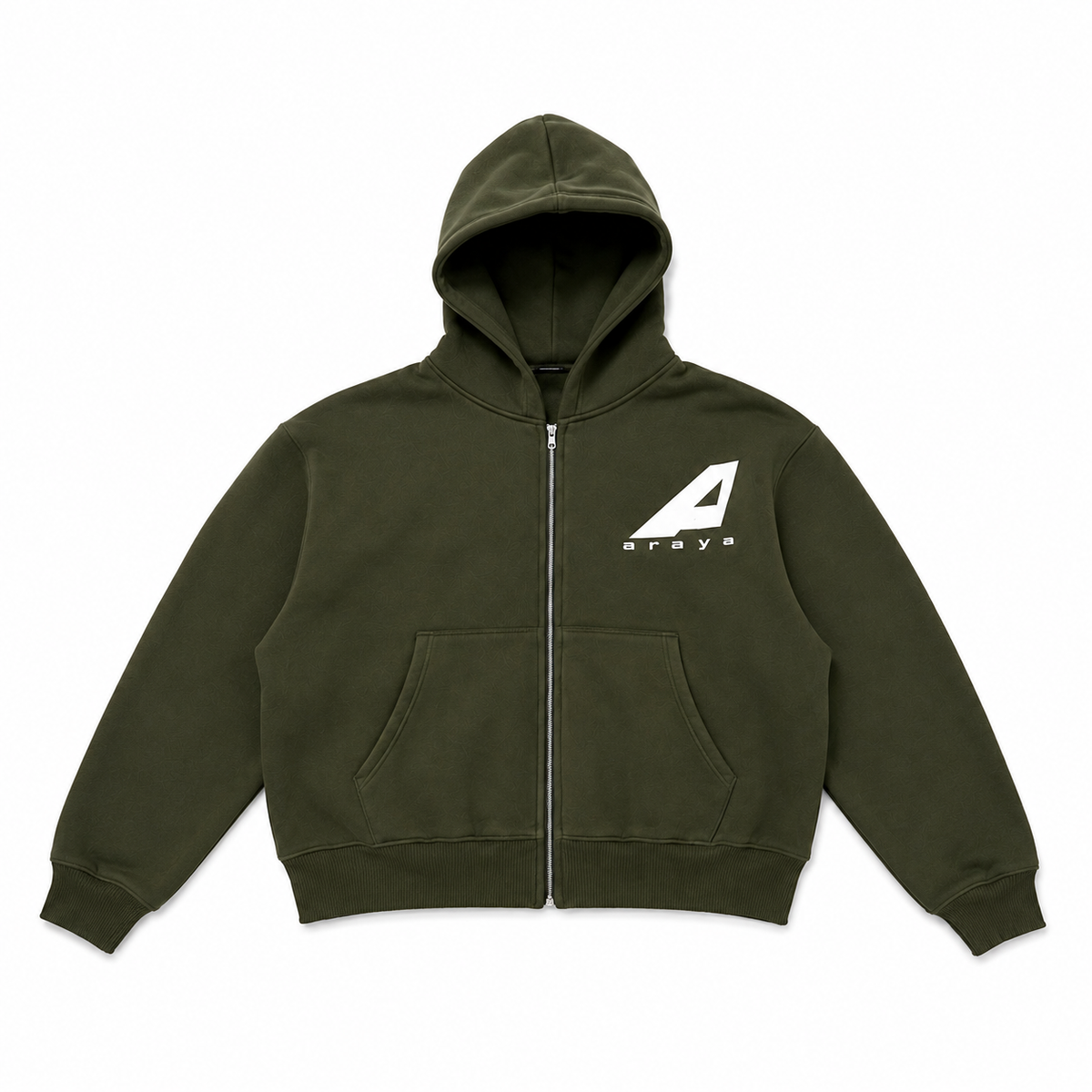 Zip Up Green & White (Zip Up Only)