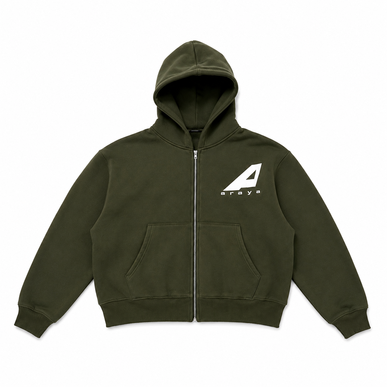 Araýa Zip Up Green & White (Zip Up Only)