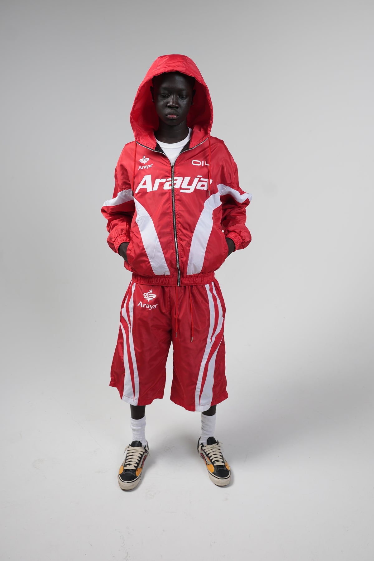 3/4th Quarter Length “014” Red Short Set