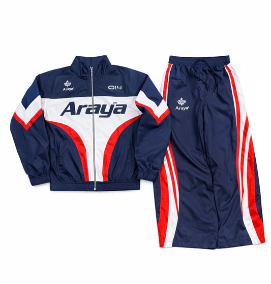 Limited Navy Blue Olympic "014" Araýa Tracksuit
