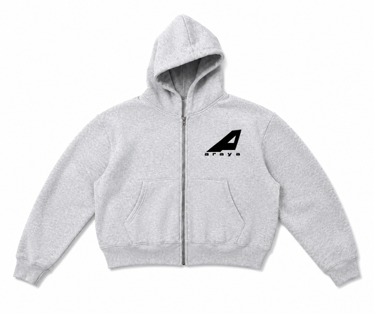 Araýa Zip Up Grey & Black (Zip Up Only)