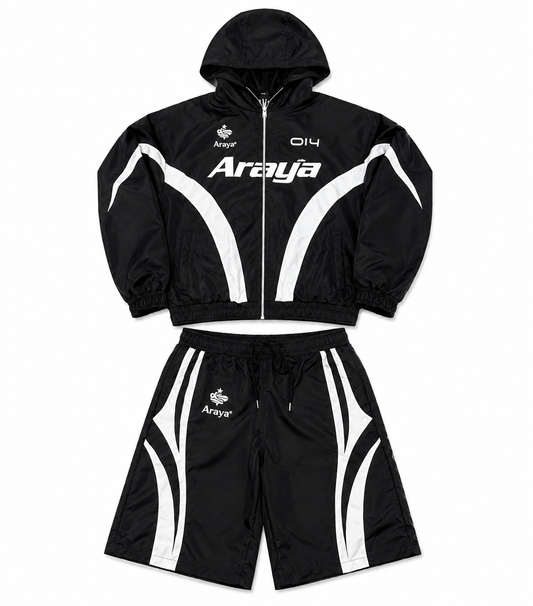 3/4th Quarter Length “014" Black Short Set