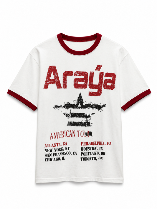 Araýa "American Tour" Ringer Tee