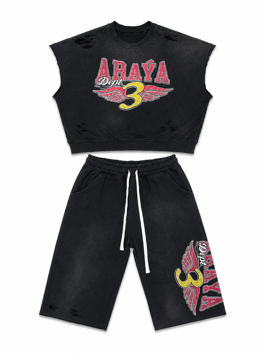 Araya “3 Birds 1 Stone" Heavy Material Short Set